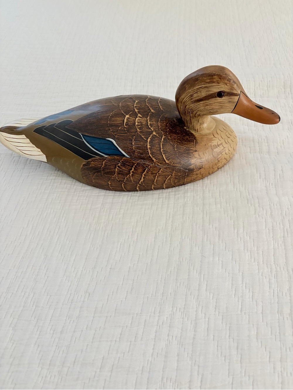 Handcrafted Wildfowler Decoys Mallard Duck decoy hand painted wood- Home Accents